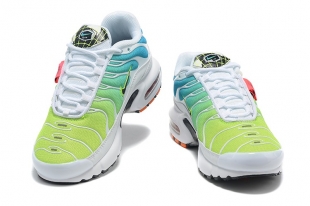 Детские кроссовки Nike TN Air Cushion II салатовые