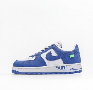 Детские кроссовки Nike Air Force One синие