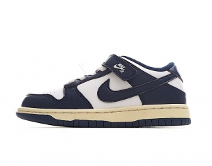 Детские кроссовки Nike SB DUNK Low темно синие