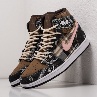 Кроссовки Nike Air Jordan 1 Mid Коричневый