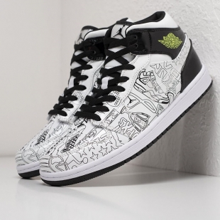 Кроссовки Nike Air Jordan 1 Mid Белый