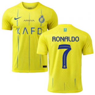 Аль-Наср футболка игровая с нанесением RONALDO 7 сезон 2023/24 домашняя