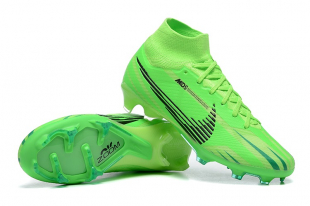 Футбольные бутсы Nike Air Zoom Mercurial Superfly IX Elite FG зеленые