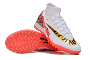 Футбольные бутсы (сороконожки) Nike Mercurial Superfly 8 Elite TF белые