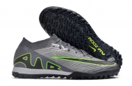 Детские футбольные бутсы (сороконожки) Nike Air Zoom Mercurial Vapor XV TF серые Детские футбольные бутсы (сороконожки) Nike Air Zoom Mercurial Vapor XV TF серые
