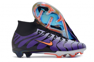 Детские футбольные бутсы Nike Air Zoom Mercurial Superfly IX Elite фиолетовые