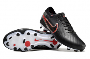 Футбольные бутсы Nike Tiempo Legend 10 Elite FG черные
