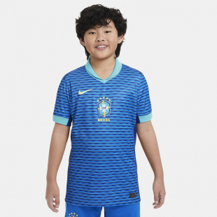Сборная Бразилия форма детская Copa America 2024 гостевая (майка+шорты)