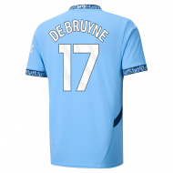 Манчестер Сити футболка игровая сезон 2024/25 DE BRUYNE 17 домашняя Манчестер Сити футболка игровая сезон 2024/25 DE BRUYNE 17 домашняя