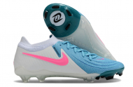 Футбольные бутсы Nike Phantom Luna Elite FG бело-голубые Футбольные бутсы Nike Phantom Luna Elite FG бело-голубые