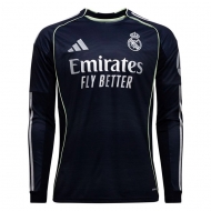 Реал Мадрид футболка игровая длинный рукав сезон 2025/26 гостевая