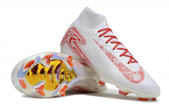 Футбольные бутсы Nike Air Zoom Mercurial Superfly X Elite FG с носком белые Футбольные бутсы Nike Air Zoom Mercurial Superfly X Elite FG с носком белые