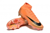 Футбольные бутсы Nike Air Zoom Mercurial Superfly X Elite FG с носком оранжевые Футбольные бутсы Nike Air Zoom Mercurial Superfly X Elite FG с носком оранжевые