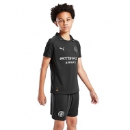 Манчестер Сити форма детская сезон 2025/26 гостевая форма (майка+шорты)