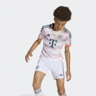 Бавария Мюнхен детская аутентичная форма сезон 2025/26 гостевая (майка+шорты)