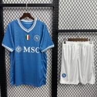 Наполи детский комплект формы (Реплика) сезон 2025/26 домашняя (майка+шорты)