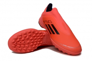 Футбольные бутсы (сороконожки) Adidas F50 PRO TF оранжевые