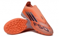 Футбольные бутсы (сороконожки) Adidas F50 PRO TF оранжевые
