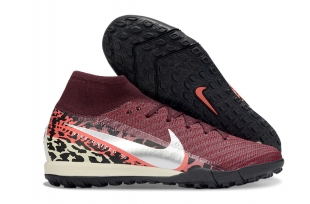 Детские футбольные бутсы (сороконожки) Nike Mercurial Superfly X Elite TF красные