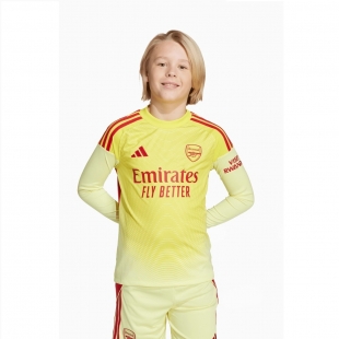 Арсенал вратарская форма детская сезон 2025/26 желтая (майка+шорты)