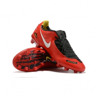 Детские футбольные бутсы Nike T90 Laser I SE красные