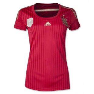 Сборная Испания майка женская игровая ЧМ 2014 Adidas домашняя